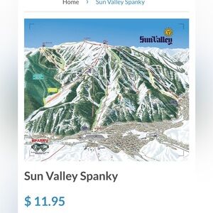 SKIING TRAILS! THE SPANKY MIcrofiber! Famous ski resorts